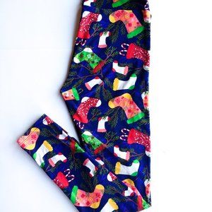 LuLaRoe Christmas Leggings One Size